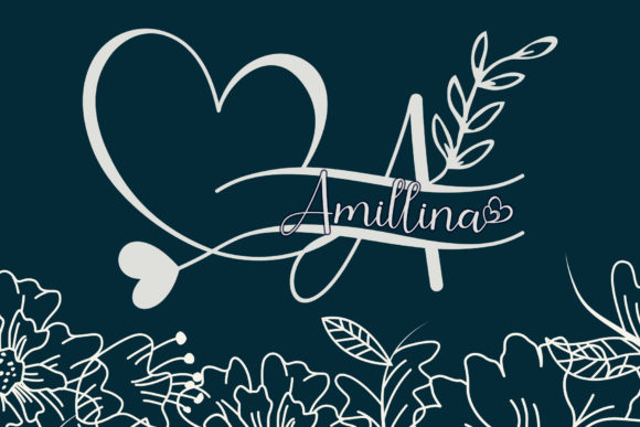 Amillina Monogram: Crafting Romance in Every Letter