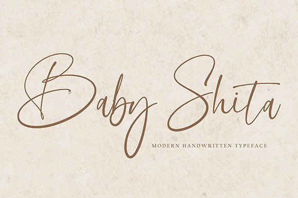 Baby Shita: A Sweet and Delicate Handwritten Font for Your Projects
