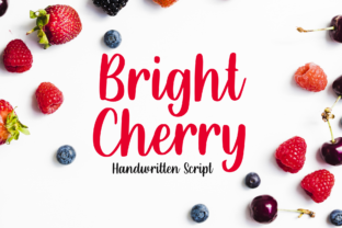 Bright Cherry: The Handwritten Font for Timeless Elegance