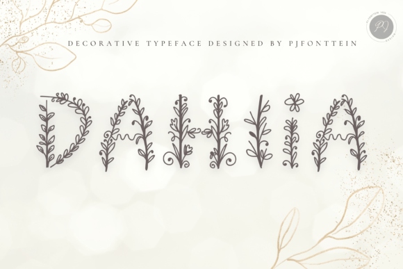 Dahlia: The Handcrafted Floral Font for Distinctive Branding