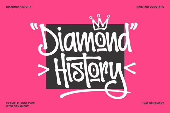 Diamond History: An Urban-Inspired Typeface for Bold Branding