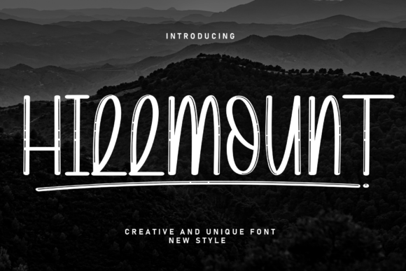 Hillmount: A Sweet Handwritten Font for Invitations and Beyond