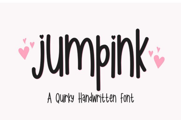 Jumpink: The Sweet, Flourishing Handwriting Font