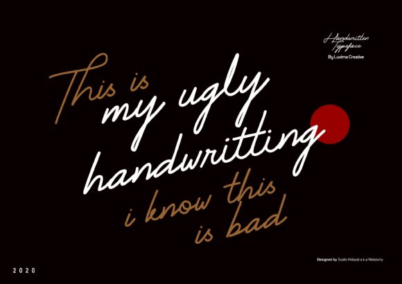 My Ugly Handwritting: The Handwritten Font That Feels Like a Personal Note
