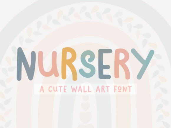 Nursery Font: Whimsical Charm for Modern Designs