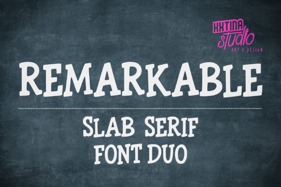 Remarkable: A Slab Serif for Modern Designers