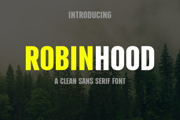 Robinhood: A Typeface Where Modern Design Meets Nature's Calm