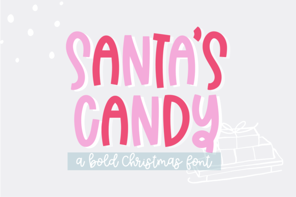 Santa's Candy: A Playful Bold Christmas Font for Festive Design