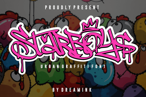 Starboys: The Graffiti Font That Captures Urban Energy