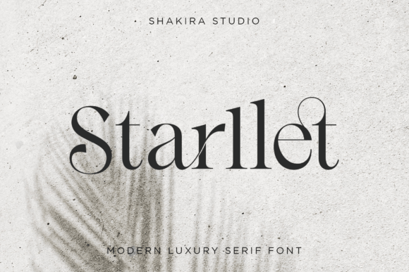Starllet: Crafting Luxury with a Vintage Serif Soul