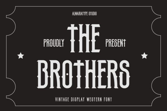 The Brothers Font: Masculine Elegance for Modern Design