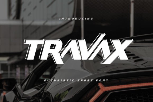 Travax: The Futuristic Sport Font for Modern Design