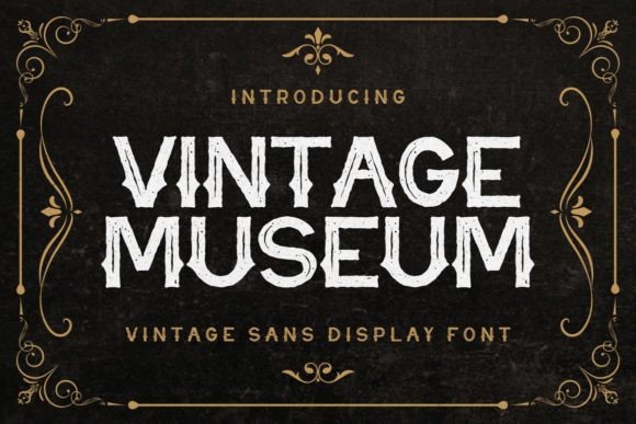 Vintage Museum: A Display Font for Timeless Branding